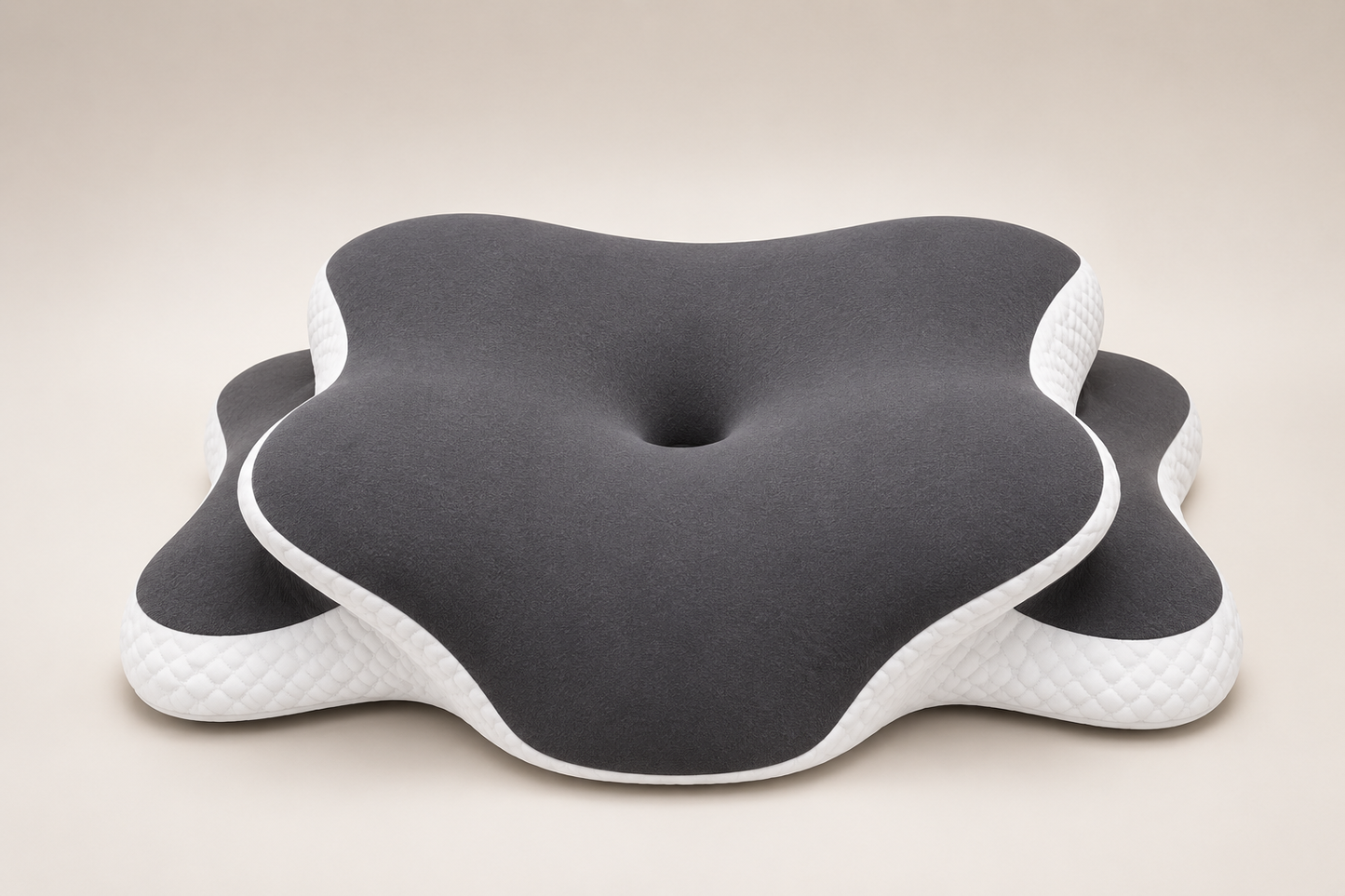 VelourPillows- Ergonomic Cervical Neck Pillow for Sleep Support
