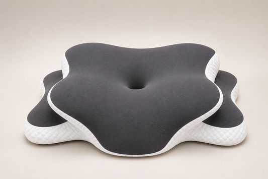 VelourPillows- Ergonomic Cervical Neck Pillow for Sleep Support